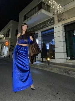 Nazezhda Isabella maxi dress blue