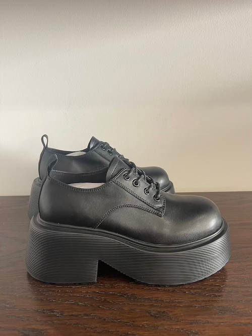 FAVELA Starynite BLACK FLATFORMS - Image 7