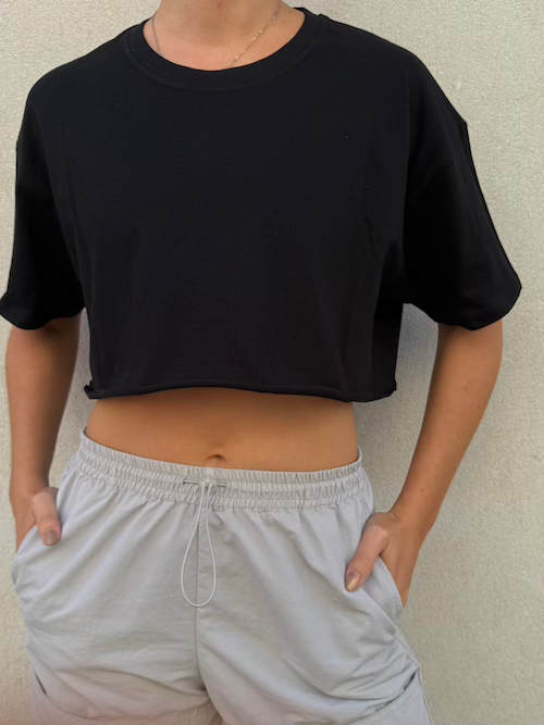 THE.ISLAND.PROJECT. Crop top του ρομαντικ μαυρο - Image 2