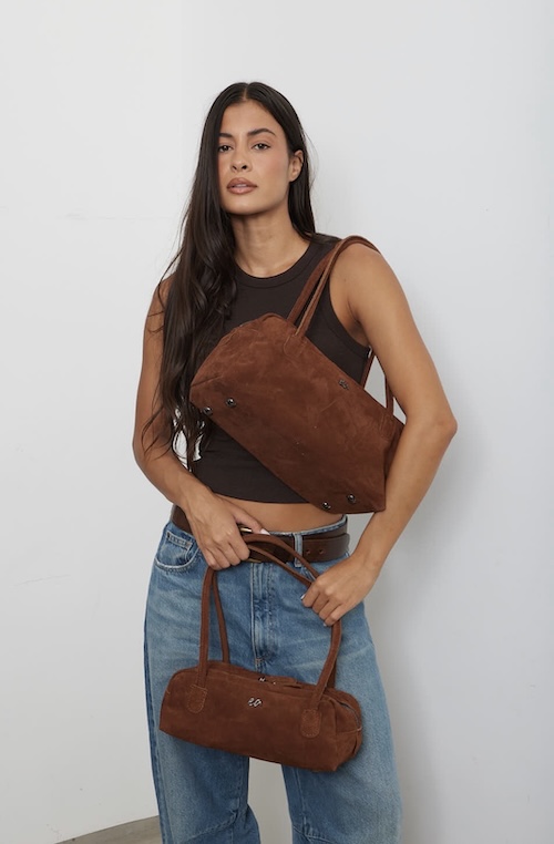 Elena Athanasiou Planet Silhouette Bag Large camel - Image 4