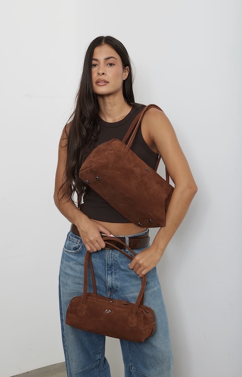 Elena Athanasiou Planet Silhouette Bag Large camel - Image 2