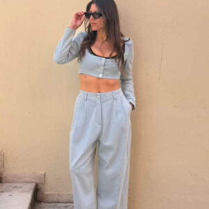 MILKWHITE BASIC PANTS DENIM BABY BLUE