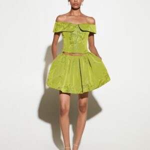 MILKWHITE CORSET TOP OLIVE