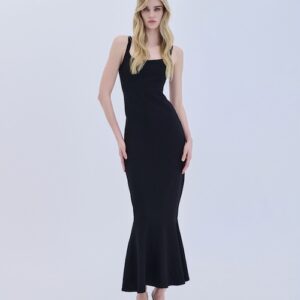 Combos Dress Maxi Ruffled
