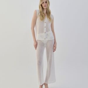 Combos Pants Net white