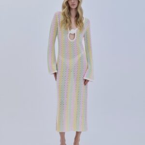 Combos Dress Maxi Ring Tricolor