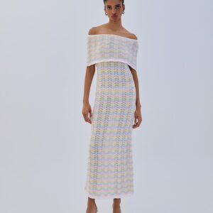 Combos Dress Maxi Strapless
