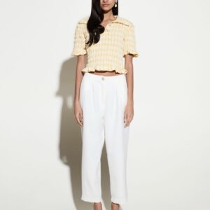 MILKWHITE BASIC PANTS OFF WHITE