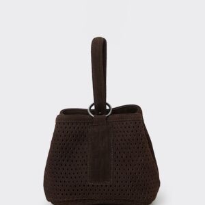 Elena Athanasiou Tiny Net Planet Suede brown
