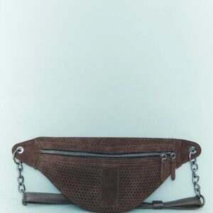 Elena Athanasiou Body Bag Net Planet Suede brown