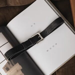Individual Art Leather "Ordinary" leather belt black