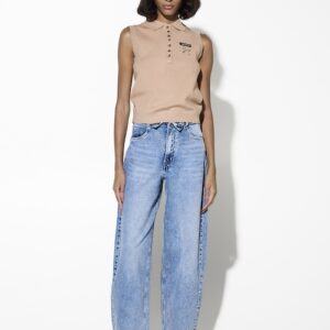MILKWHITE DENIM PANTS